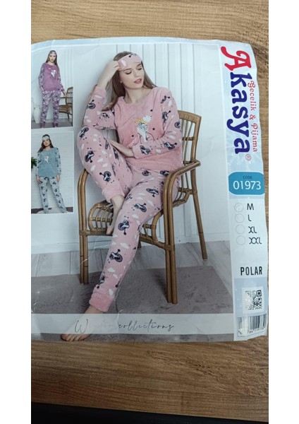 01966 Polar Kadın Pijama Takımı