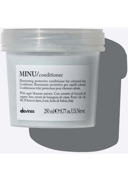 Minu Conditioner Boyalı Saçlar Için Renk Koruyucu Saç Kremi 250ML  24EVA KUAFOR92