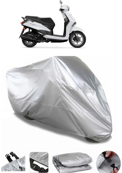 Yamaha D'elight Gri Su Geçirmez Motosiklet Brandası