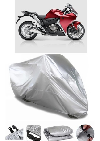 Honda Vfr 1200 x Crosstourer Dct Gri Su Geçirmez Motosiklet Brandası