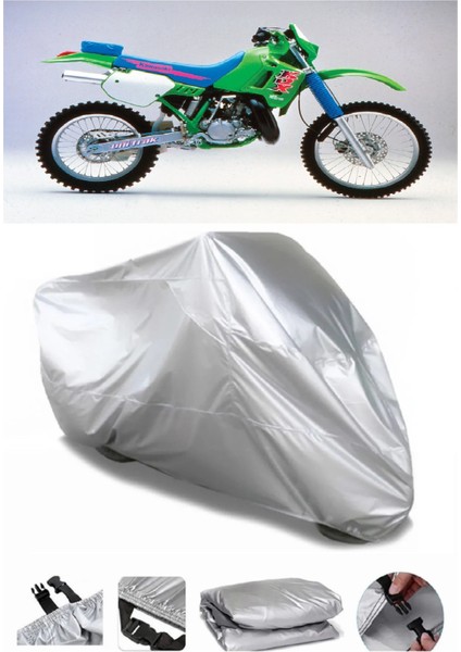 Kawasaki Kdx 200 Gri Su Geçirmez Motosiklet Brandası
