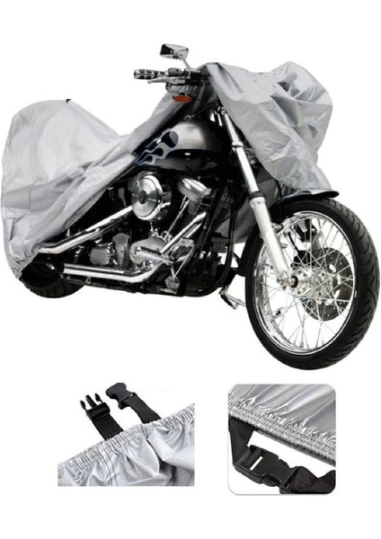 Kawasaki Versys 1000 S Gri Su Geçirmez Motosiklet Brandası