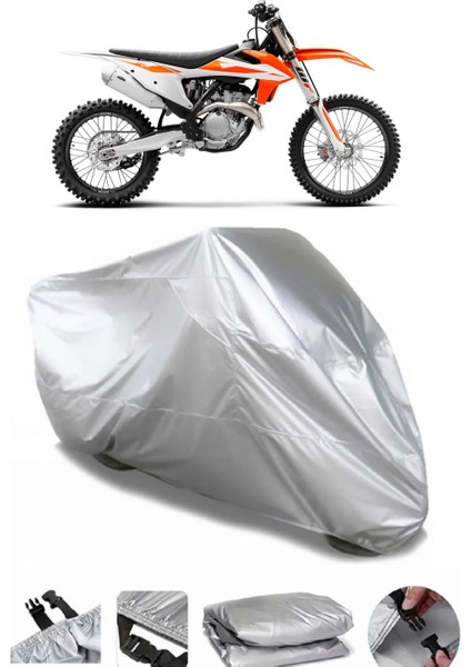 Ktm 350 Sxf Gri Su Geçirmez Motosiklet Brandası