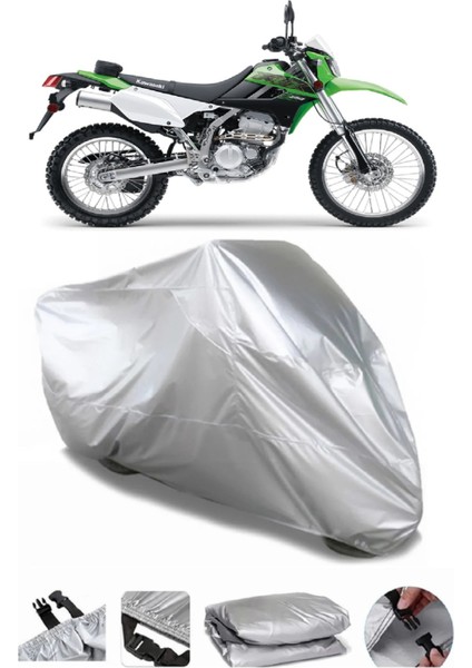 Kawasaki Klx 250 Gri Su Geçirmez Motosiklet Brandası