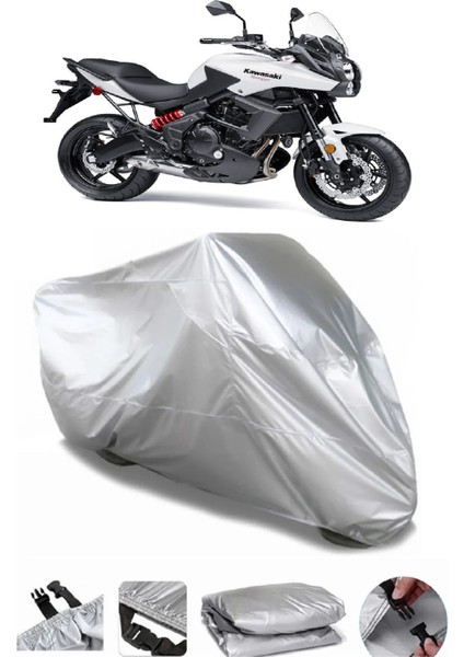 Kawasaki Kle 650 Versys Gri Su Geçirmez Motosiklet Brandası