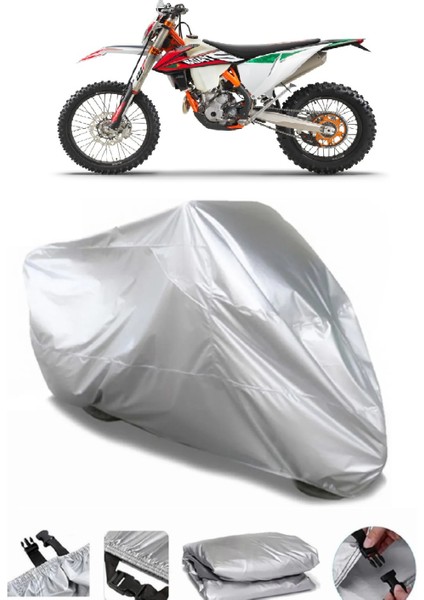 Ktm 250 Exc-F Six Days Gri Su Geçirmez Motosiklet Brandası