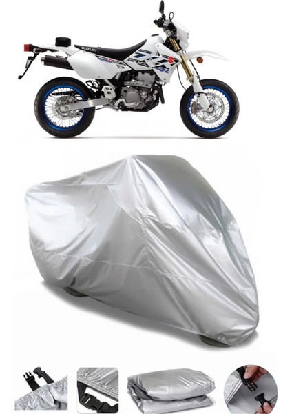 Suzuki DRZ400 Sm Gri Su Geçirmez Motosiklet Brandası