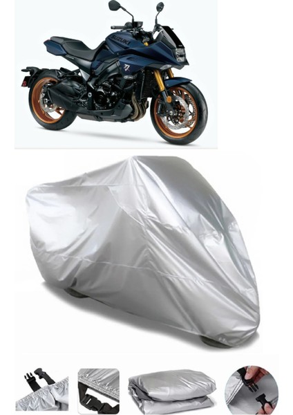 Suzuki Katana Gri Su Geçirmez Motosiklet Brandası