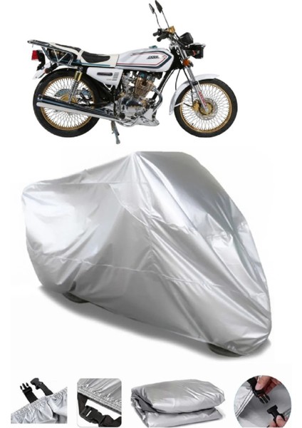 Arora Ar 100-8 A Modifiye Gri Su Geçirmez Motosiklet Brandası