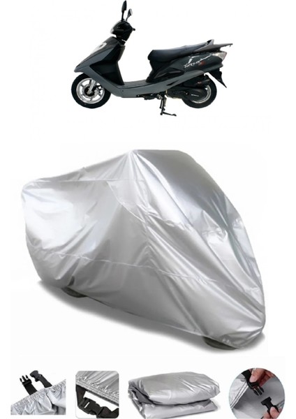Mondial 125 Nt Turkuaz Gri Su Geçirmez Motosiklet Brandası