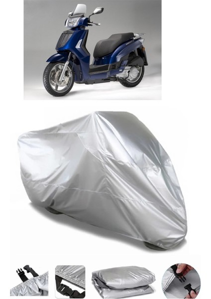 Kymco People 250 Gri Su Geçirmez Motosiklet Brandası