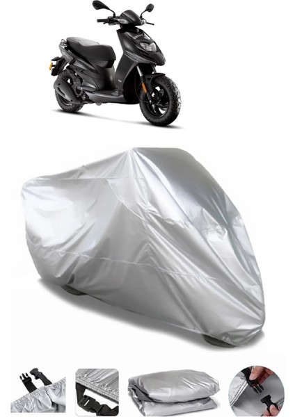 Piaggio Typhoon 125 Gri Su Geçirmez Motosiklet Brandası