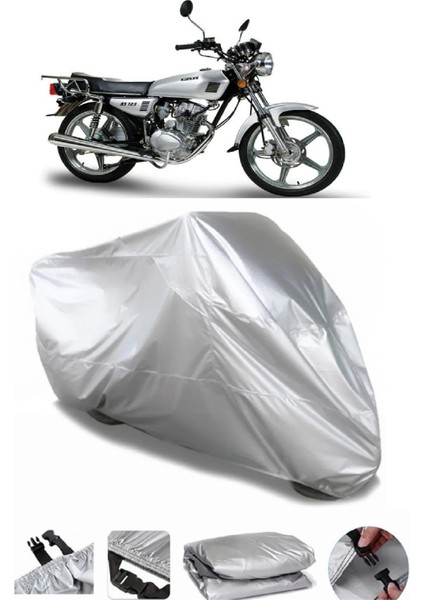 Kanuni Bs 100 Gri Su Geçirmez Motosiklet Brandası