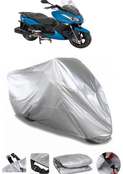 Kanuni Reha 250 Gri Su Geçirmez Motosiklet Brandası