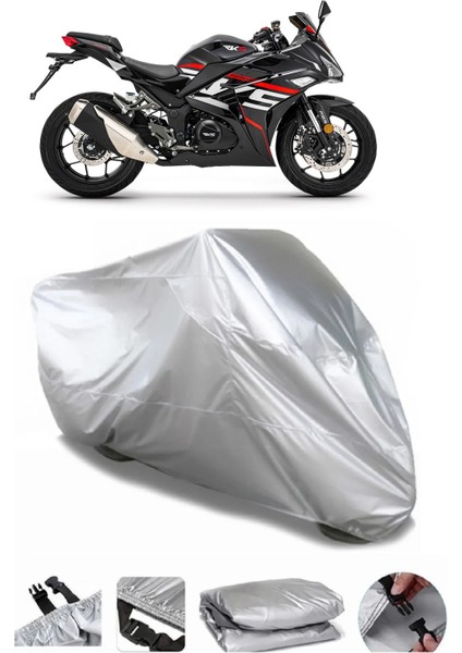 Rks R250 Gri Su Geçirmez Motosiklet Brandası