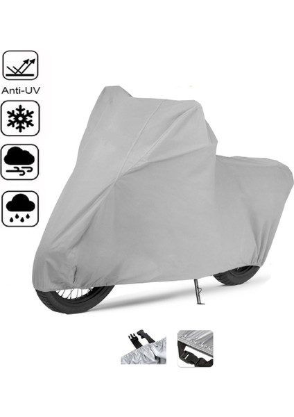 Rks R250 Gri Su Geçirmez Motosiklet Brandası