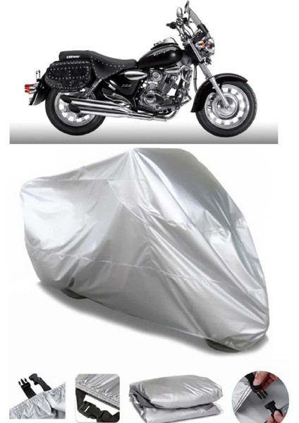 Keeway Super Light 150 Gri Su Geçirmez Motosiklet Brandası