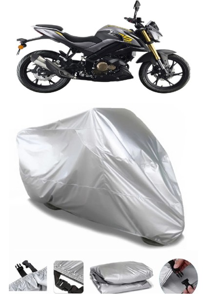Qj Srk 125 S Gri Su Geçirmez Motosiklet Brandası