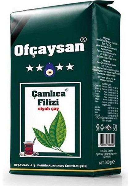 Ofçaysan Çamlıca Filizi Siyah Çay 1000 gr