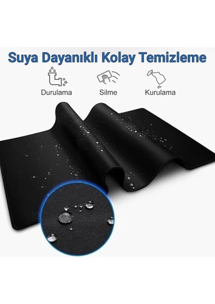 Sonictouch Ultragrand Siyah ve Neon Yeşili Kartal Dikişsiz Xxl Gaming Oyuncu Masaüstü Klavye Mouse Pad 40X90CM