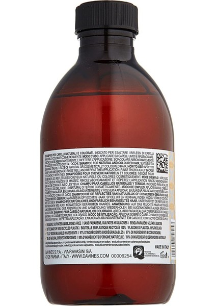 Alchemic Shampoo Golden Altın Bal Sarısı Tonlar Için Şampuan 280ml /394eva Onlıne200