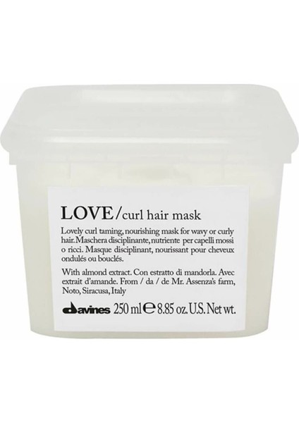 Love Curl Hair Mask Curl Specificator Mask For Curly Hair 250 ml R25EVA ONLINE142