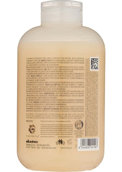 Deep Moisturizing Antiox With Davınes Nounou Chestnut Milk Shampoo[ *18eva Onlıne294