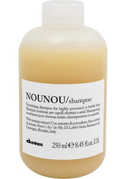 Deep Moisturizing Antiox With Davınes Nounou Chestnut Milk Shampoo[ *18eva Onlıne294