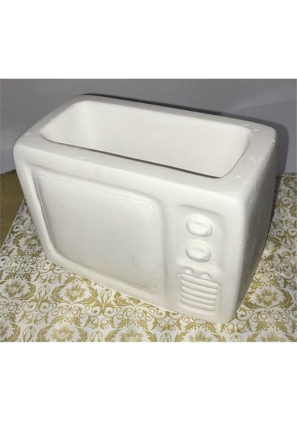 14cm Nostaljik Televizyon Saksı Silikon Kalıp K-1065, Polyester Taş Tozu Alçı Kalıbı modelleri