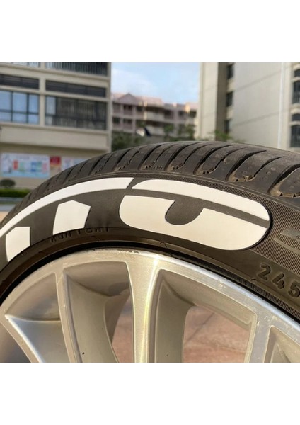 Lastik Yazısı/araba Lastik Yazısı/tire Text/ 3D Lastik Yazısı Nitto 4lü Set + Yapıştırıcı+Zımpara