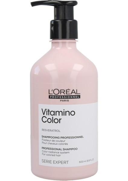 L’oréal Professionnel Serie Expert Vitamino Color Vibrant For Dyed Hair Color Protective Resveratrol Shampoo 500 Ml 183 Evaa205