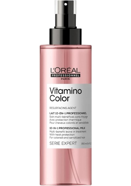 L’oréal Professionnel L'oreal Serie Expert Vitamino Color 10 In 1 Renk Koruyucu 10 Etkili Mucize Bakım Spreyi 190 ml EVAA58