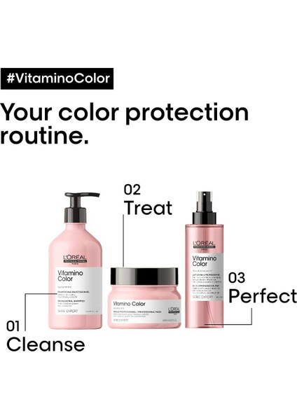 L’oréal Professionnel L'oreal Serie Expert Vitamino Color 10 In 1 Renk Koruyucu 10 Etkili Mucize Bakım Spreyi 190 ml EVAA58 modelleri