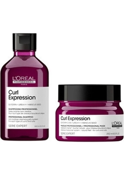 L’oréal Professionnel Serie Expert Curl Expression Kıvırcık Saçlar Için Birikme Önleyici Şampuan Maske EVAA35