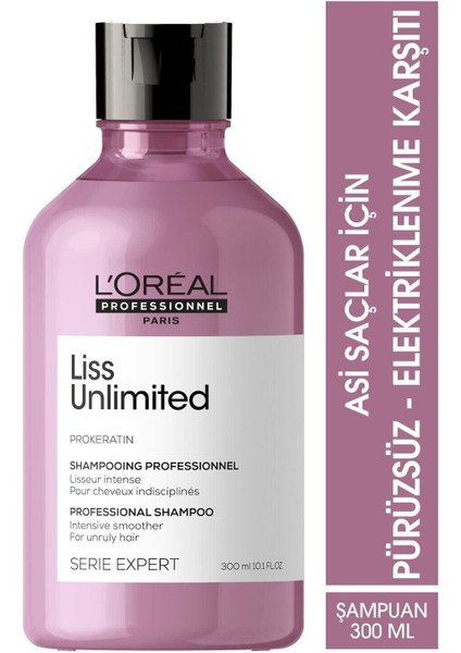 L’oréal Professionnel Super Serie Expert Liss Unlimited Elektriklenme Karşıtı Ve Yumuşaklık Veren Şampuan 300 Ml138 Evaa168 fiyatları