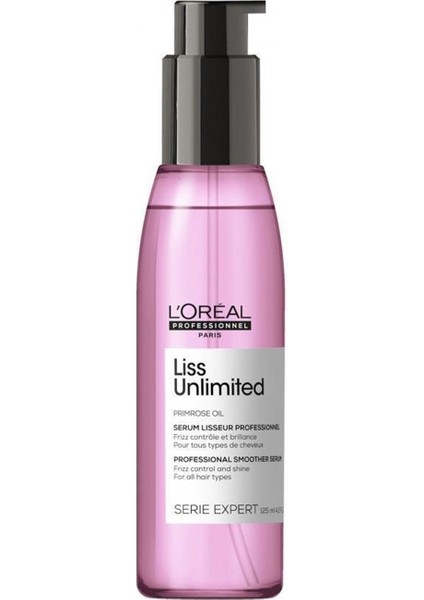 L’oréal Professionnel Loreal Serie Expert Liss Unlimited Yumuşatıcı Elektriklenme Karşıtı Saç Bakım Yağ 125ML EVAA223