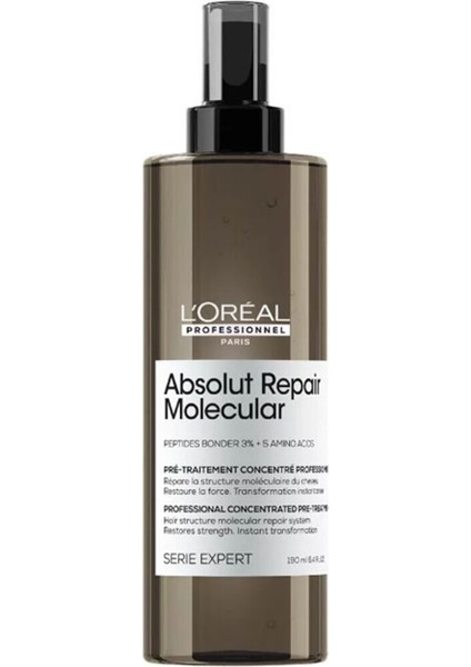 L’oréal Professionnel Loreal Absolut Repair Molecular Onarıcı ve Güçlendirici Konsantre Ön Bakım Serumu 190ML EVAA196