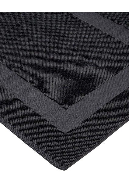 Kaia Banyo Paspası %100 Pamuk - Antrasit (60X100 Cm) fiyatları