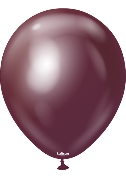 Krom Bordo Balon 12 Inç
