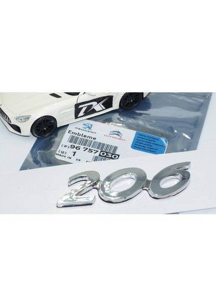 Peugeot 206 Bagaj Krom Abs 3m 3D Yazı Logo Amblem indirimleri
