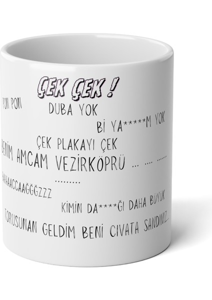 Kişiselleştirilebilir Torosla Geldim Cıvata Sandınız!!-Bakacaz-Baskılı Premium Porselen Kupa Bardak