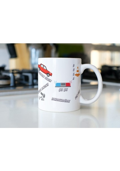 Kişiselleştirilebilir Torosla Geldim Cıvata Sandınız!!-Bakacaz-Baskılı Premium Porselen Kupa Bardak modelleri