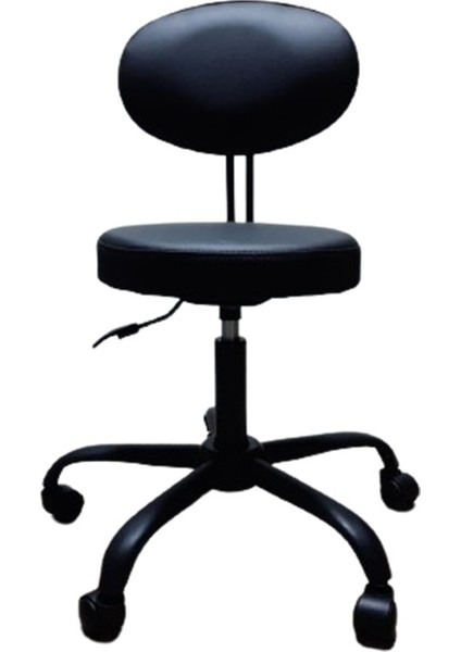 Sırtlıklı Tabure Siyah Metal Ayaklı fırsatları