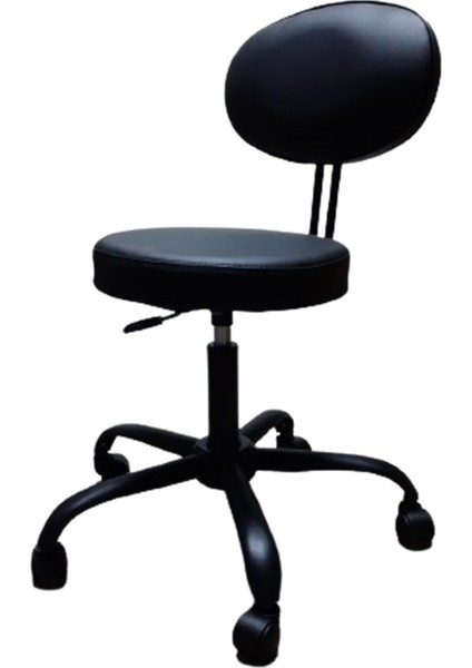 Sırtlıklı Tabure Siyah Metal Ayaklı indirimleri