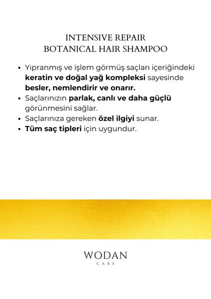 Care Intensive Repair Botanical Yoğun Onarıcı Saç Bakım Şampuanı 500 Ml modelleri