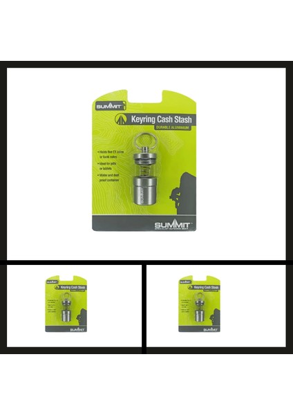 Uyguna-Yakala (740023) Summit Cash Stash Keyring Acil Durum Ilaç Taşıma ANAHTARLIĞI-GER.047