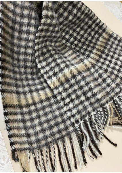 Gençev Home Saf Yün Scotch Dizlik - Tv Battaniye 130 x 170 cm * Scotch Yün Battaniye - % 100 Saf Yün - Wool