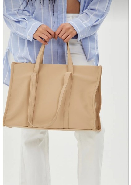 Paraşüt Kumaş Shopper Amelia Kadın Kol ve Omuz Çantası