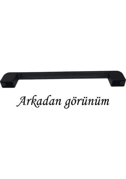 12 Adet Oval Marmara Kulp 160 mm Siyah Mutfak Kulpu Çekmece Dolap Kapak Kulbu Metal Mobilya Dolabı fırsatları