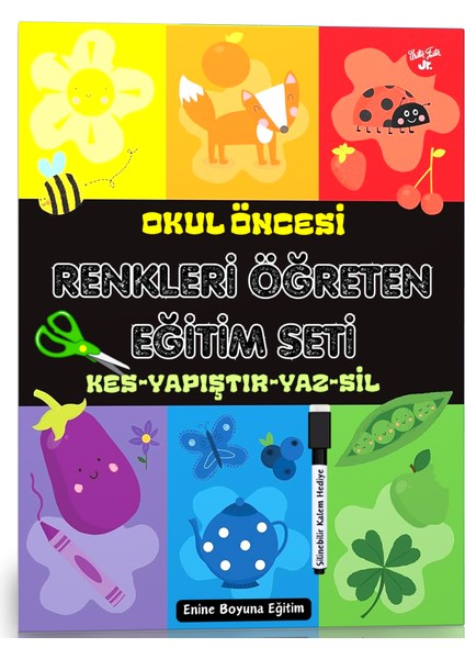 Okul Öncesi Renkleri Öğreten Yaz – Sil Eğitim Seti